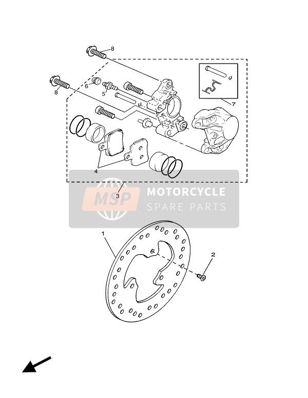 Rear Brake Caliper